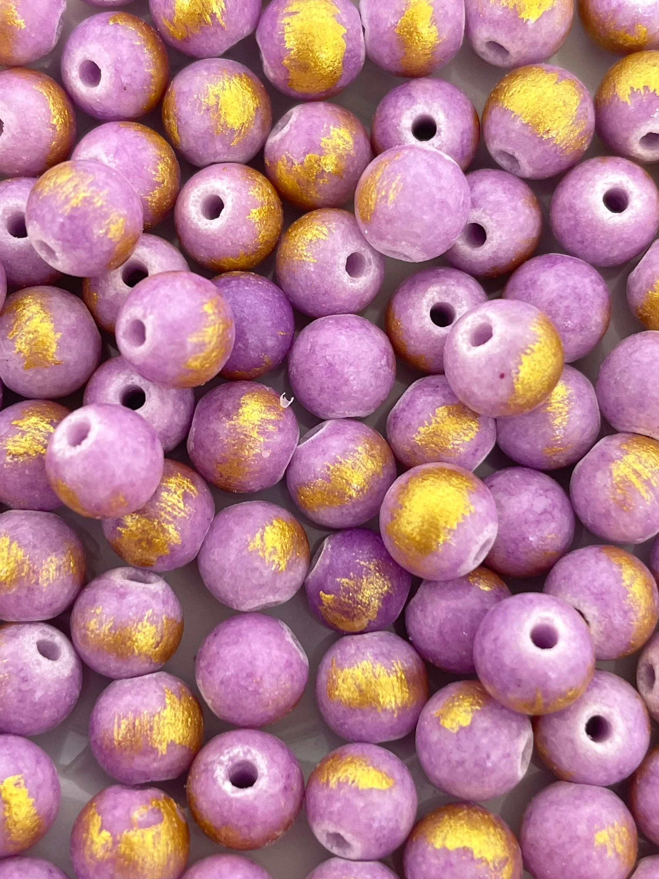 6mm Beautiful Violet Lapis Lazuli Beads