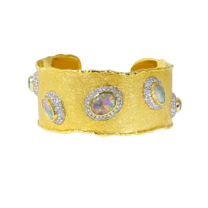 Australian Opal Cuff Bracelet