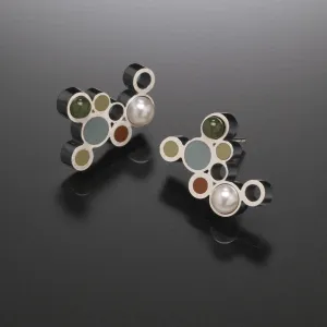 Bubble Earrings (blue)