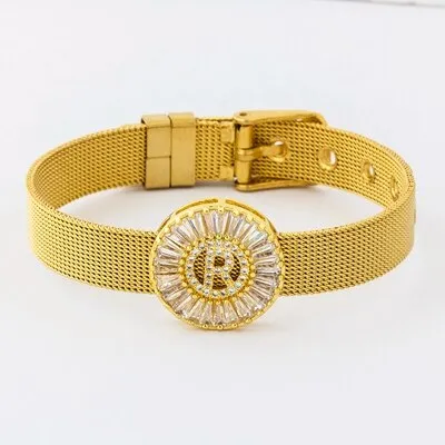 Classic Stainless Steel Watch Belt Bracelet
