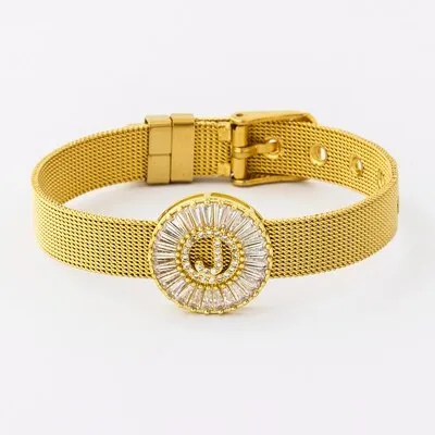 Classic Stainless Steel Watch Belt Bracelet