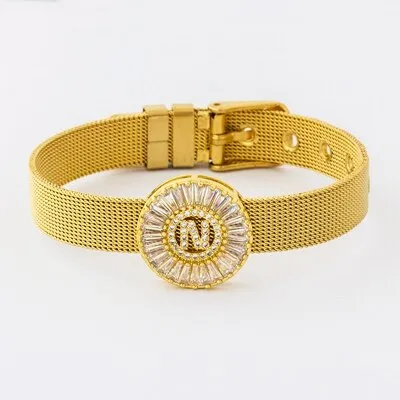 Classic Stainless Steel Watch Belt Bracelet