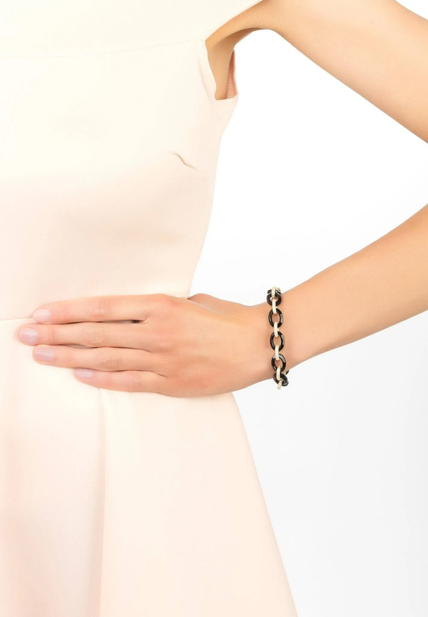Cleeves Bracelet Black Gold