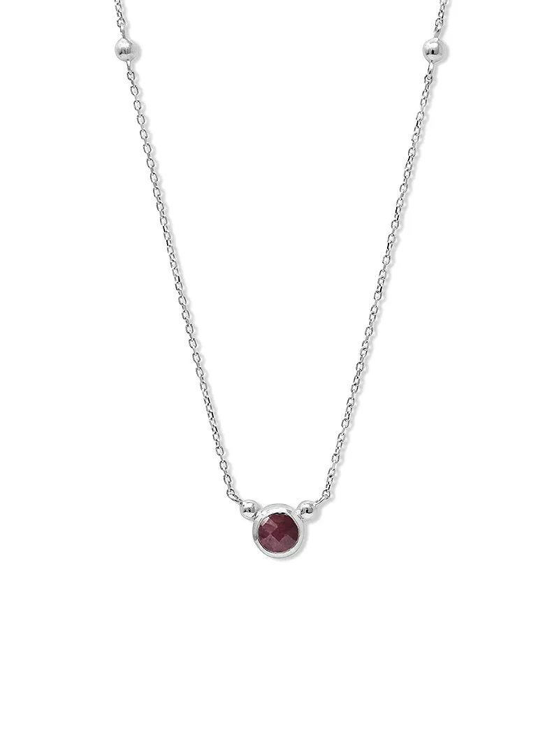 Dew Drop Bonheur Birthstone Necklace