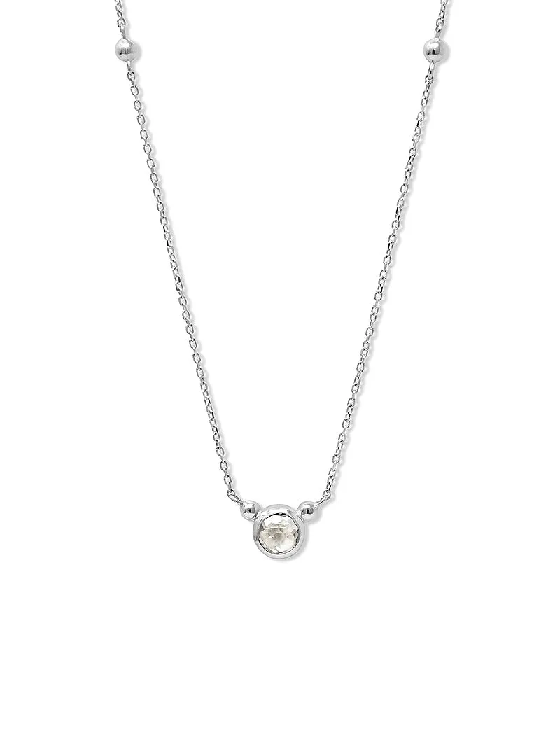 Dew Drop Bonheur Birthstone Necklace