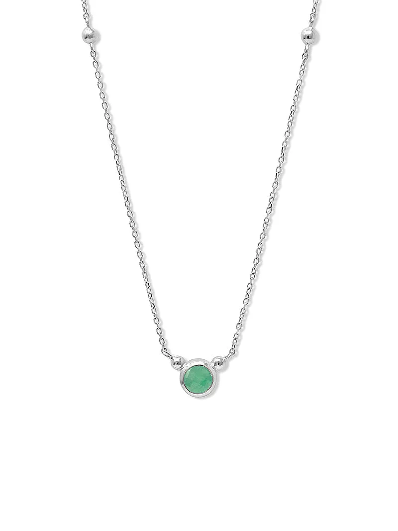 Dew Drop Bonheur Birthstone Necklace