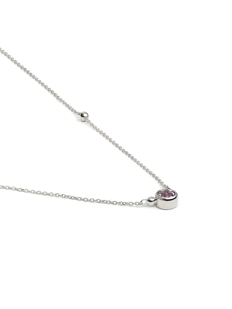 Dew Drop Bonheur Birthstone Necklace
