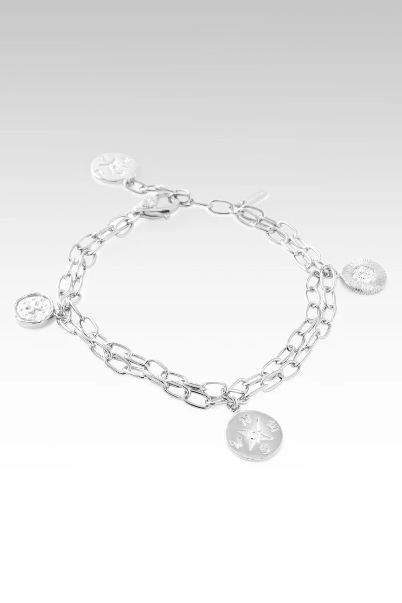 Direct My Path Bracelet™ in White Zircon