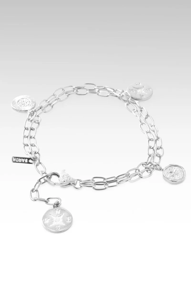Direct My Path Bracelet™ in White Zircon