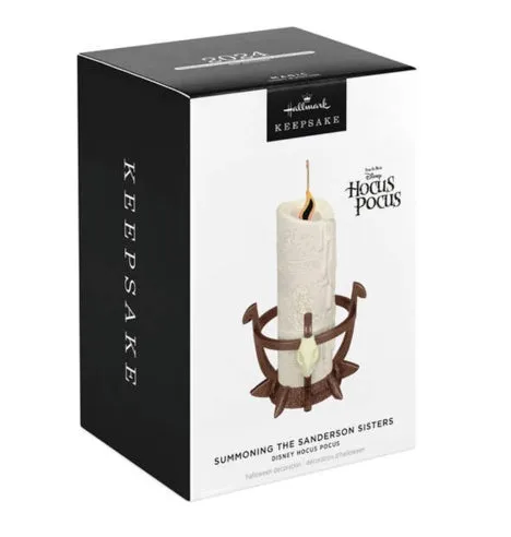 Disney Hocus Pocus Summoning the Sanderson Sisters Ornament With Light and Motion