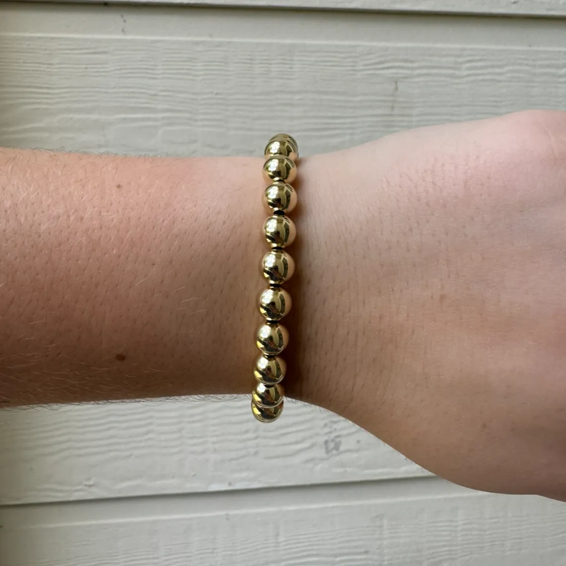 Enewton Classic Gold 8mm Beaded Bracelet