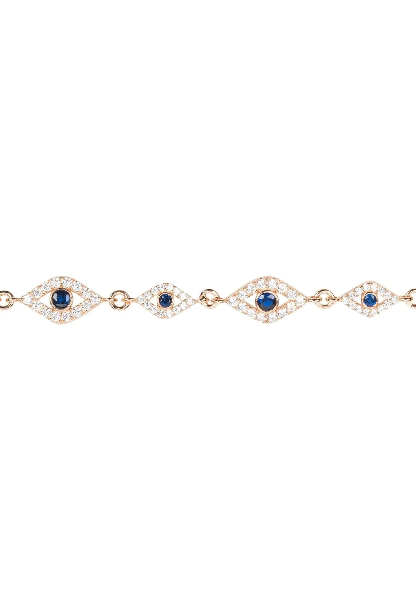 Eye Sparkling Tennis Bracelet Rosegold