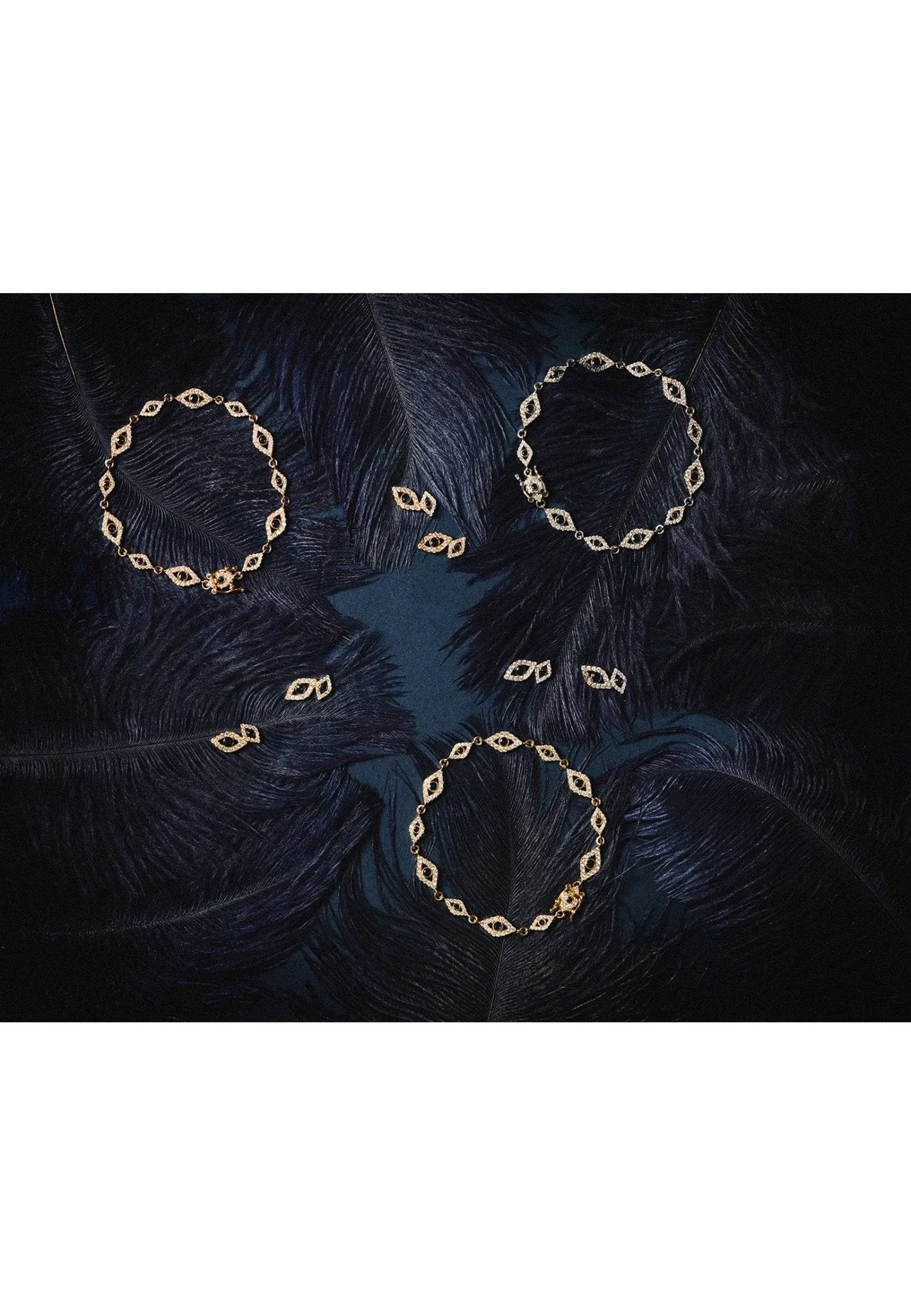 Eye Sparkling Tennis Bracelet Rosegold