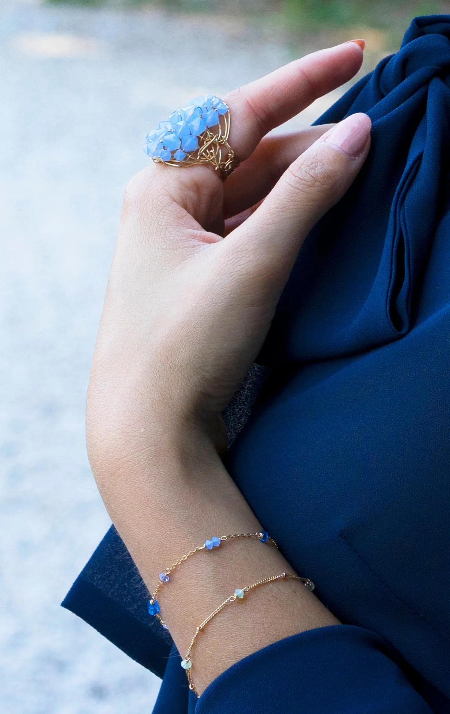 FRIDA TASSEL BLUE