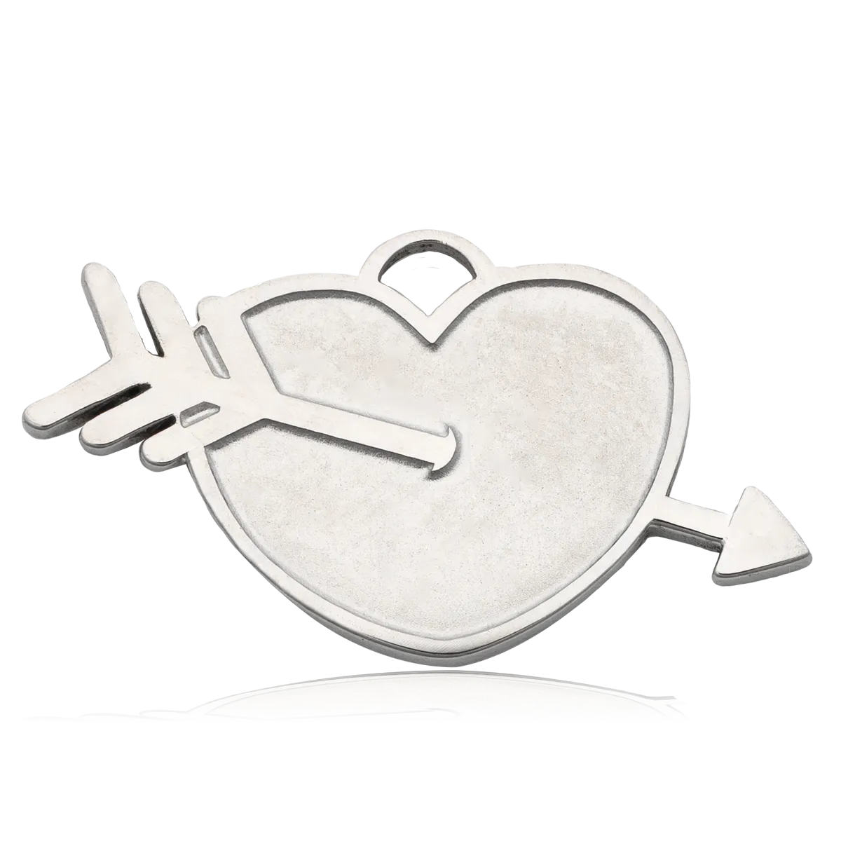 Heart and Arrow Charm with Blue Opal Jade Charity Bracelet