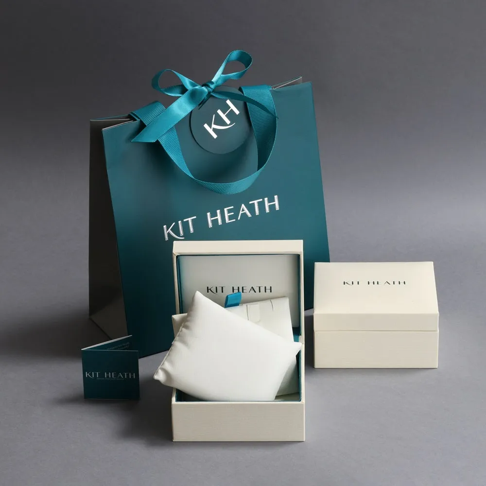 Kit Heath Coast Pebble Azure Gemstone Trio Pendant Necklace