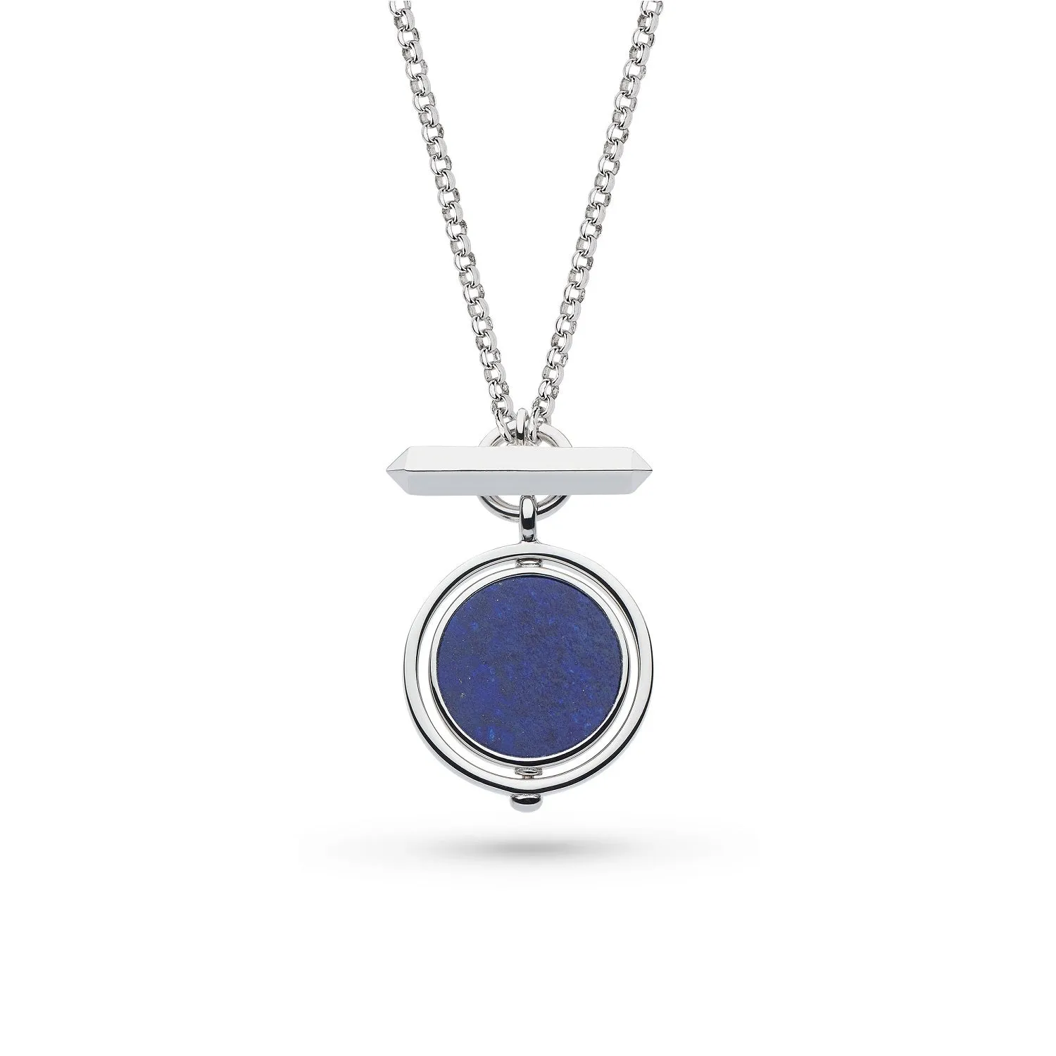 Kit Heath Revival Eclipse Equinox Lapis T-Bar Style Spinner Necklace
