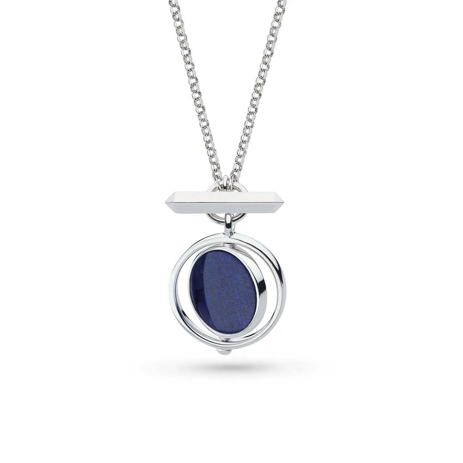 Kit Heath Revival Eclipse Equinox Lapis T-Bar Style Spinner Necklace