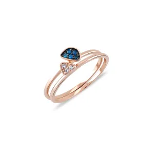 Luminous Duo Stacking Ring