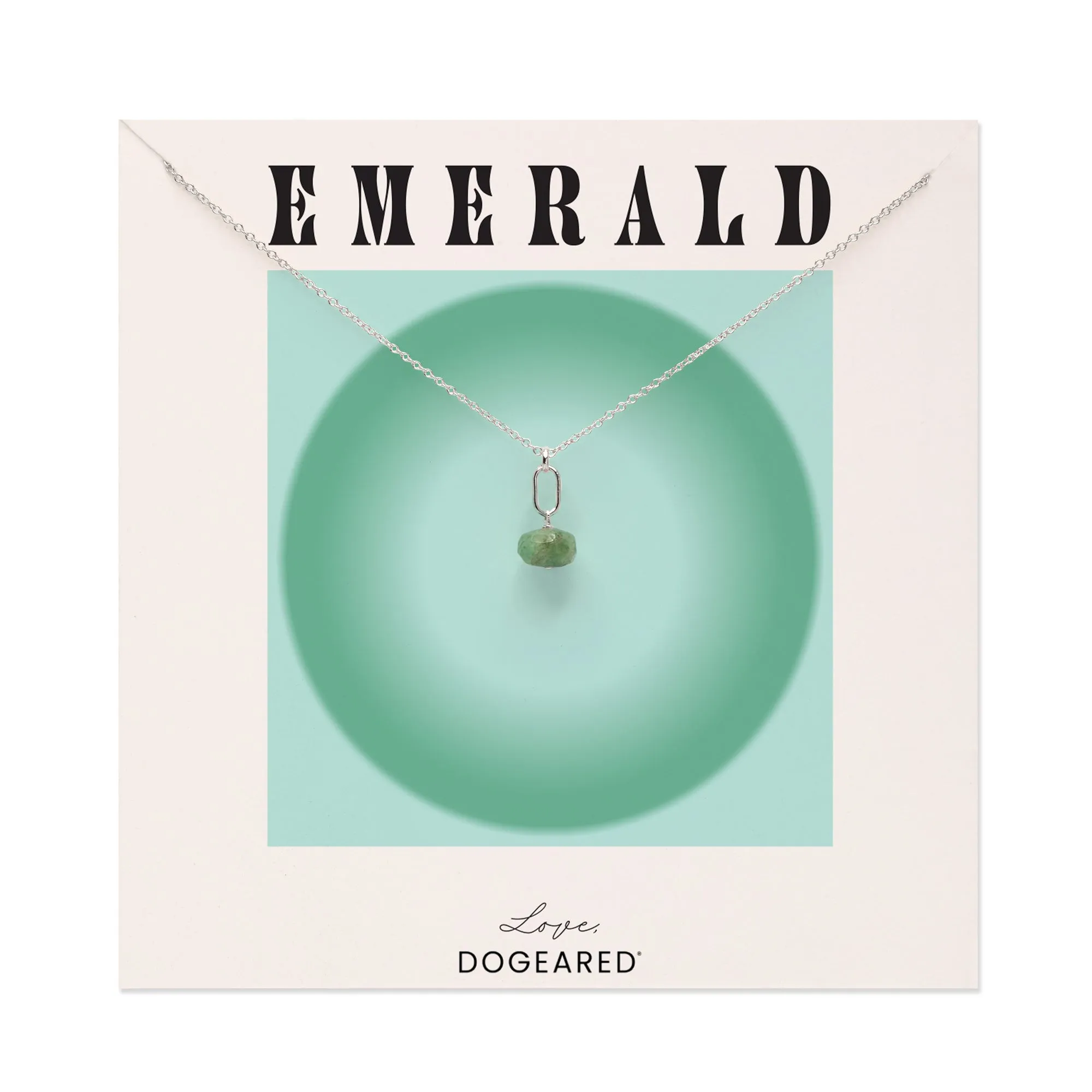 May Birthstone Emerald Necklace