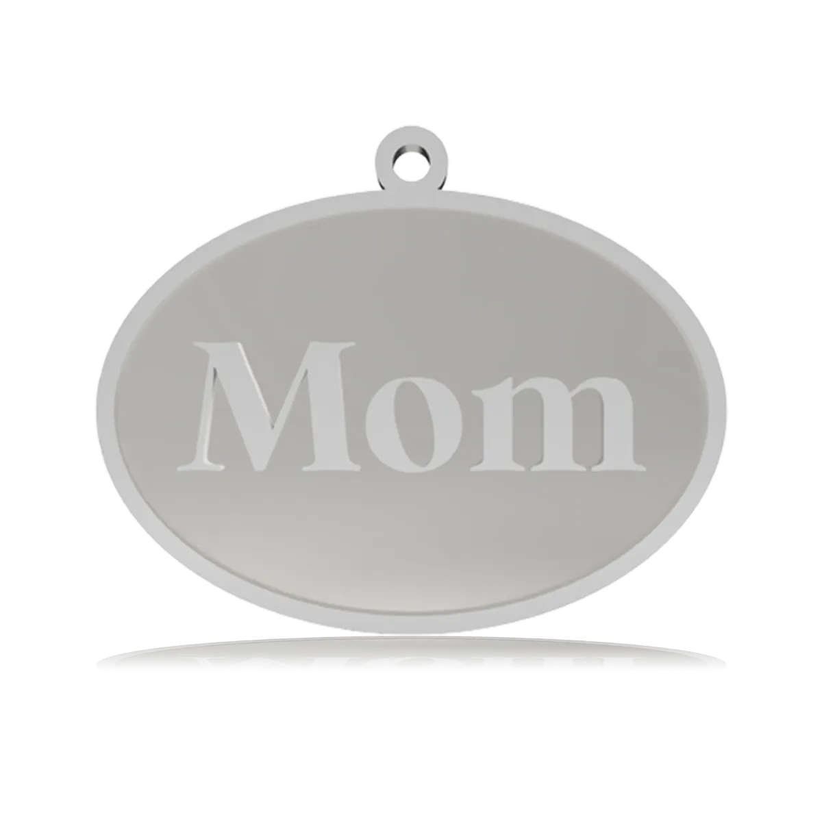 Mom Charm with Blue Opal Jade Charity Bracelet
