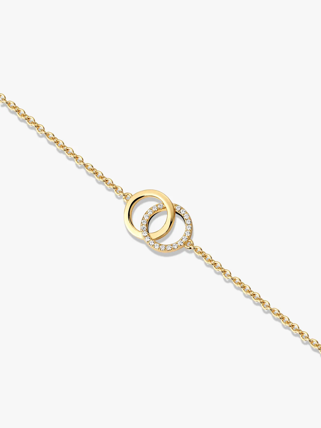 Pave Double Circle Bracelet