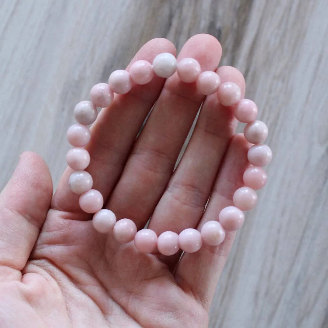 Pink Opal 6mm Bracelet
