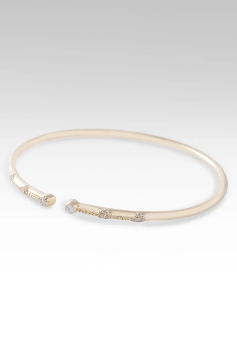 Rejoice in Gratitude Tip-to-Tip Bracelet™ in White Zircon