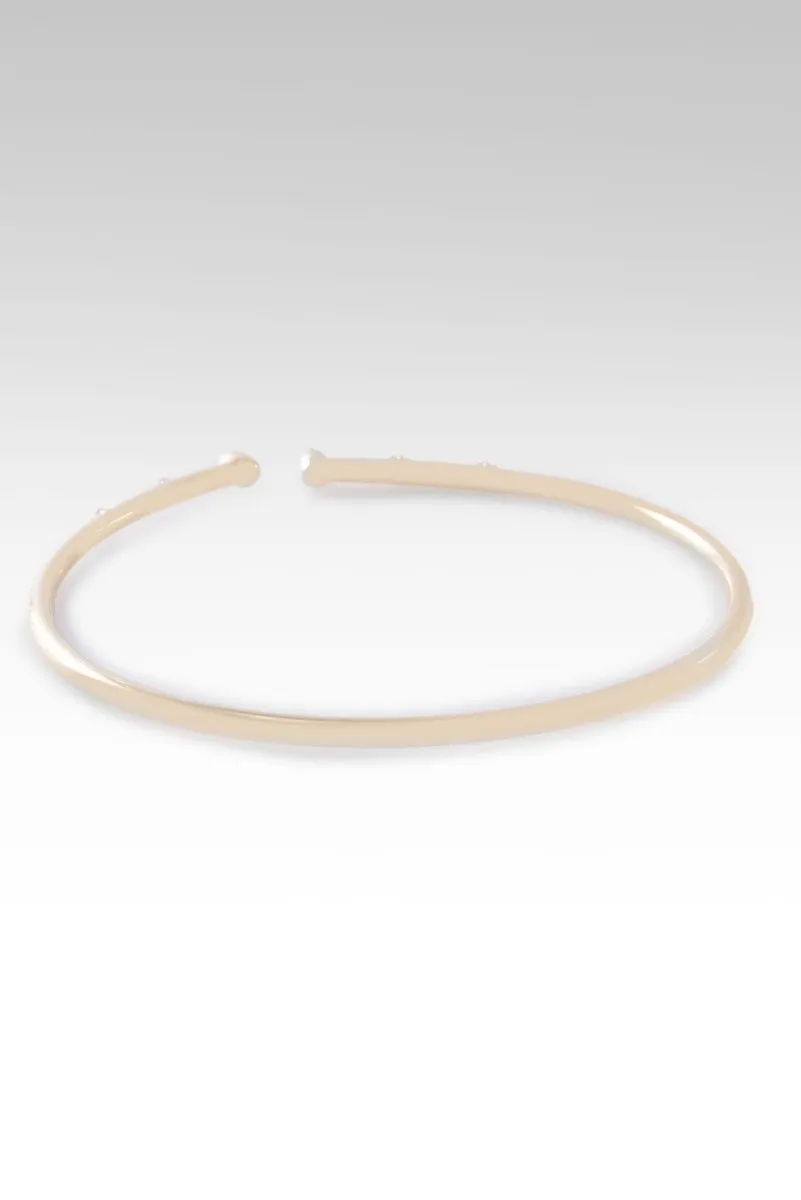 Rejoice in Gratitude Tip-to-Tip Bracelet™ in White Zircon