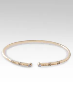 Rejoice in Gratitude Tip-to-Tip Bracelet™ in White Zircon
