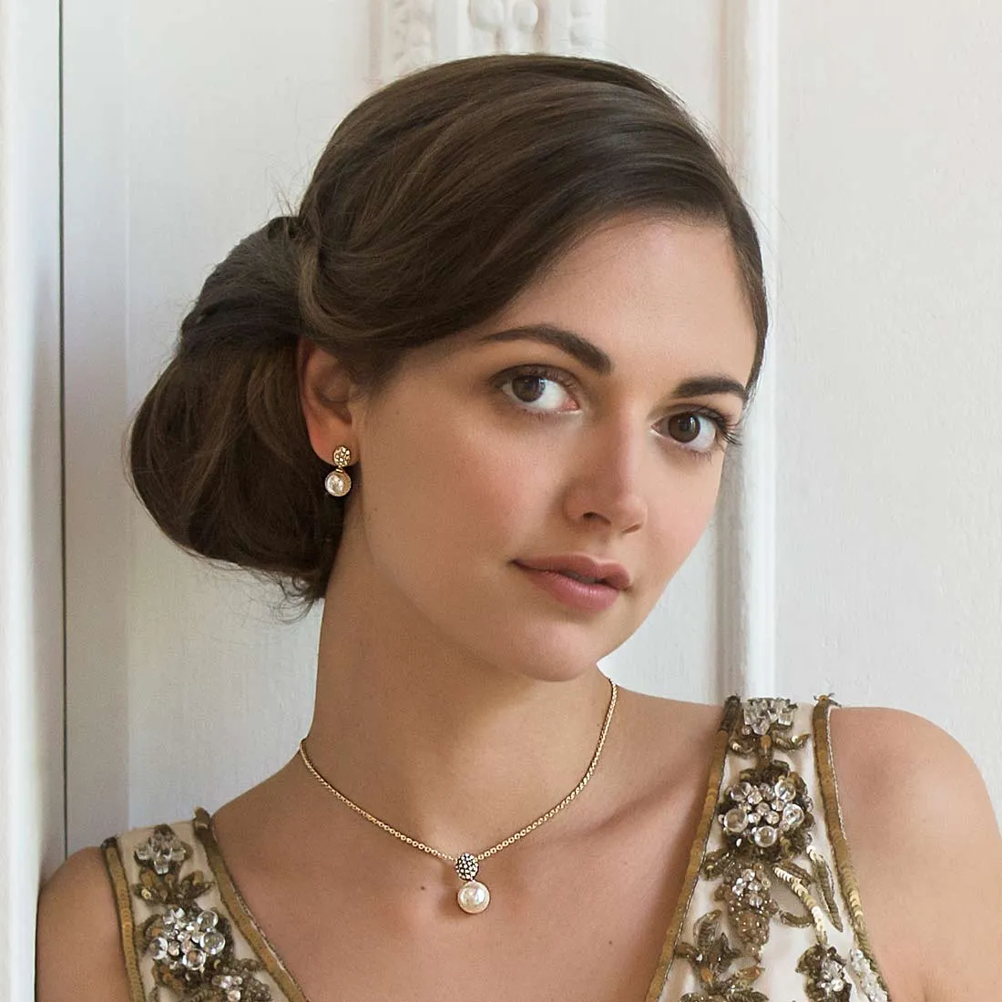 Romance in Gold Jewellery Set