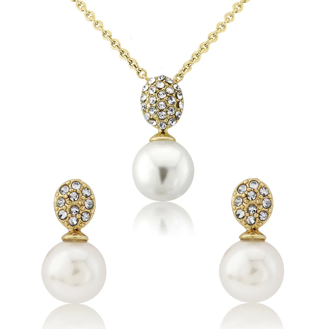 Romance in Gold Jewellery Set