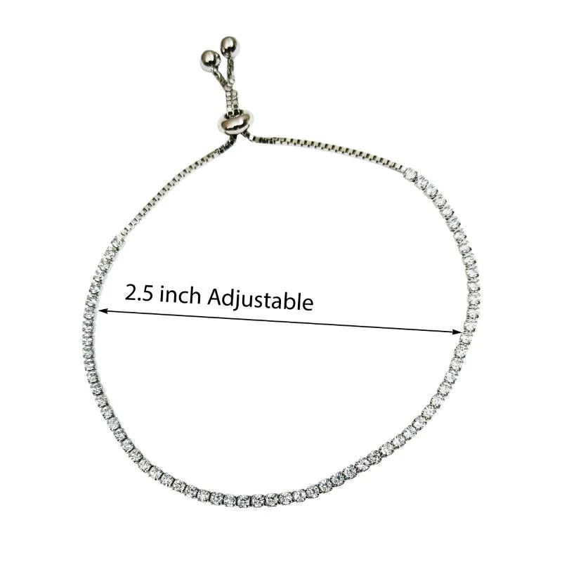 Silver Tennis Bracelet