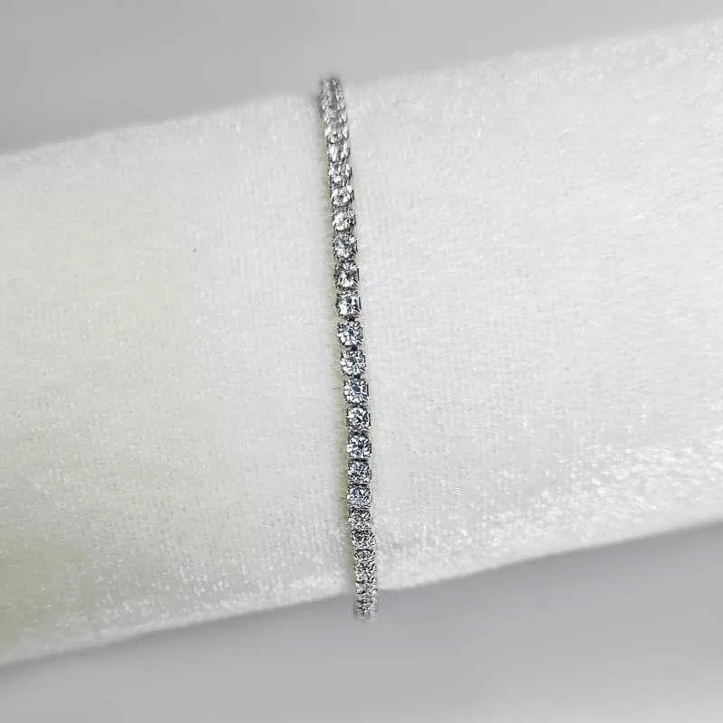 Silver Tennis Bracelet