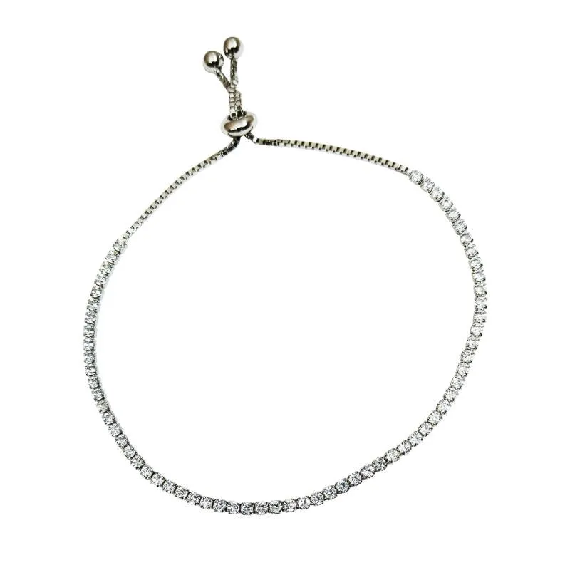 Silver Tennis Bracelet