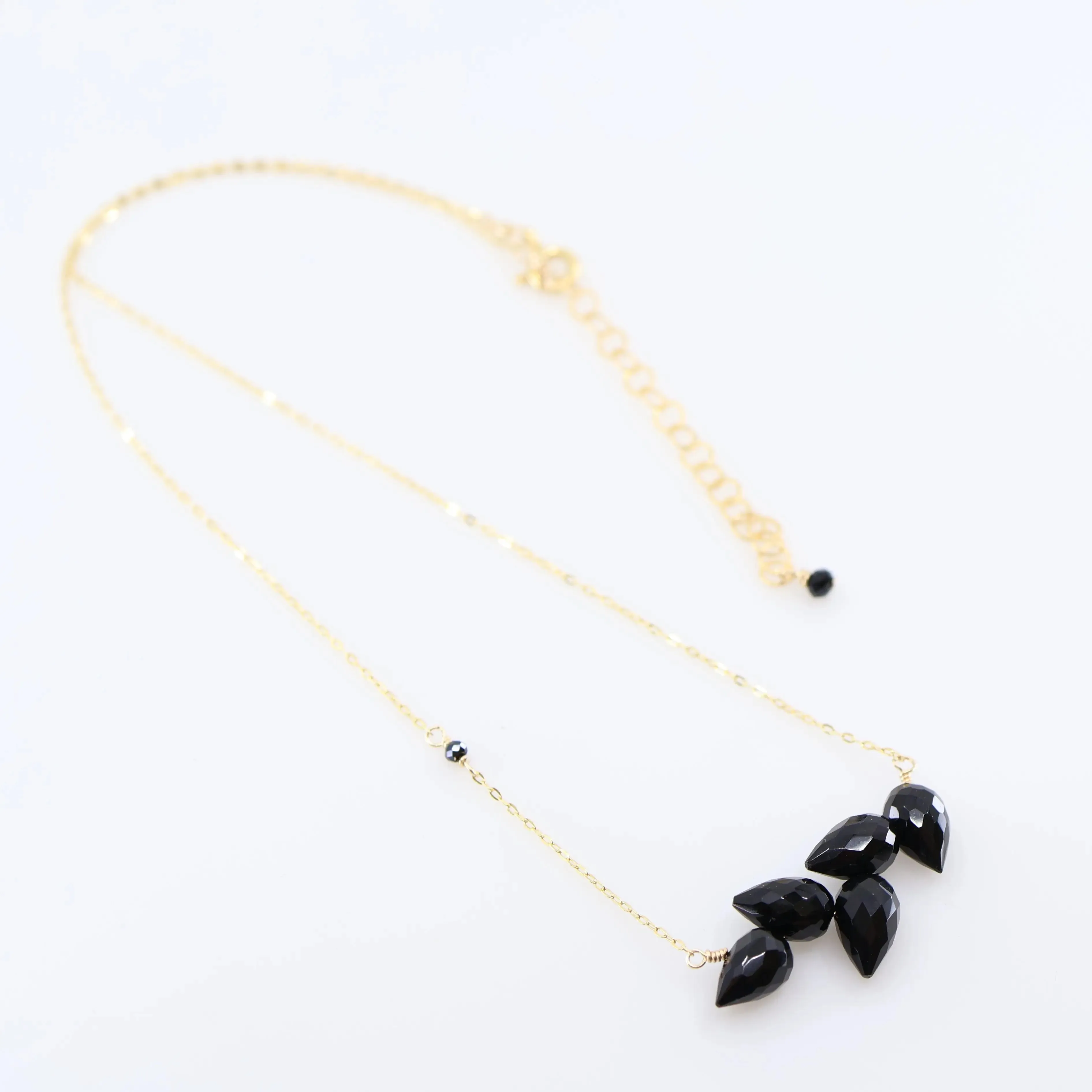 Small Fancy Cut Gemstone Cluster Necklace, 3 Variations